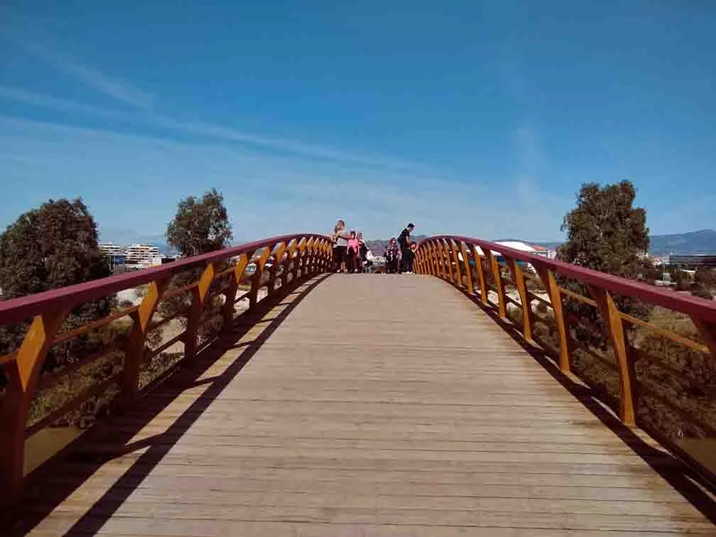 Puente de Diciembre en Málaga: Pasarela Río Guadalhorce Málaga